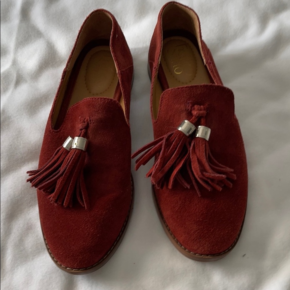 Rust Francosarto slip ons